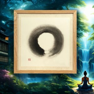 Original Ensō Zen Circle Art VA