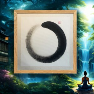 Original Ensō Zen Circle Art VC