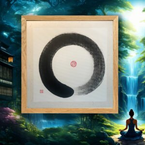 Original Ensō Zen Circle Art VB