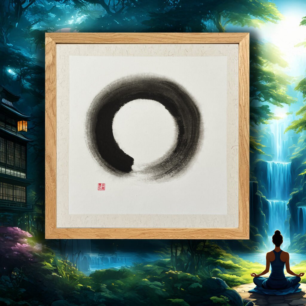 Original Ensō Zen Circle Art VC
